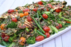 Broccolini & Haloumi Salad